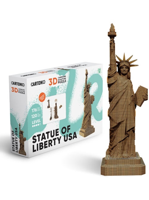 Puzzle 176 pièces 3d statue de la liberté - Kiabi