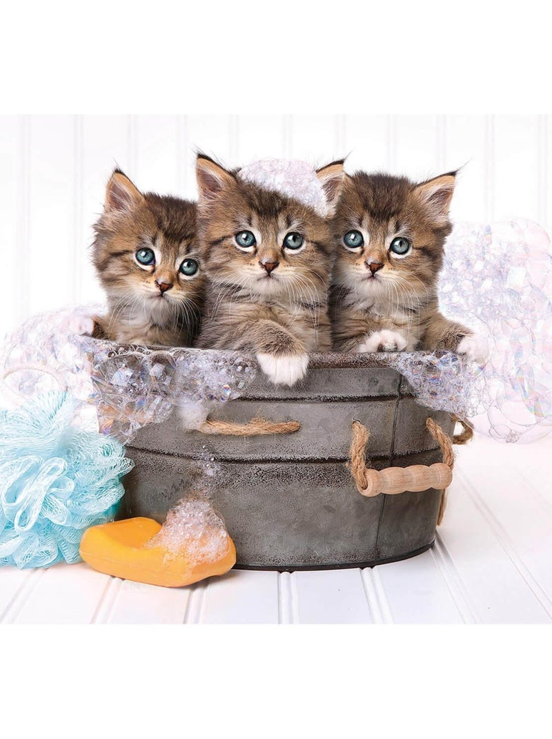 Puzzle 180 pièces : Jolis chatons N/A - Kiabi