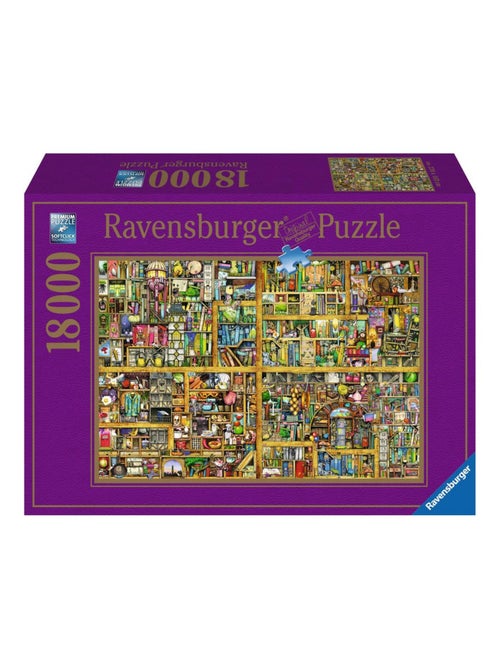 Puzzle 18000 pi?ces - Biblioth?que magique XXL / Colin Thompson - Kiabi