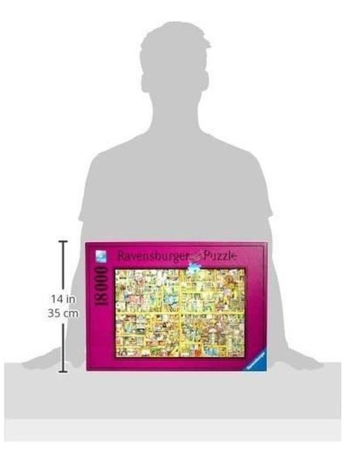 Puzzle 18000 pi?ces - Biblioth?que magique XXL / Colin Thompson - Kiabi