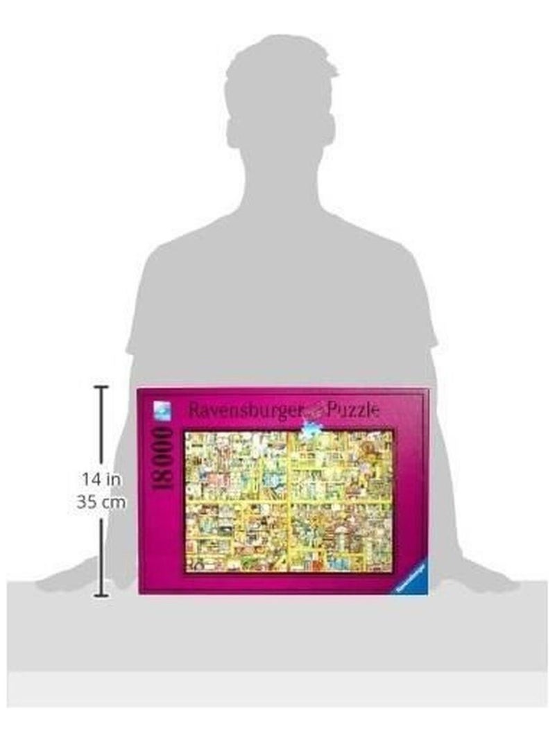 Puzzle 18000 pi?ces - Biblioth?que magique XXL / Colin Thompson N/A - Kiabi