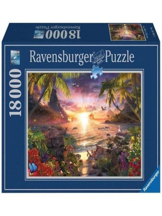 Puzzle 18000 pièces - Paradis au soleil couchant - - Ravensburger