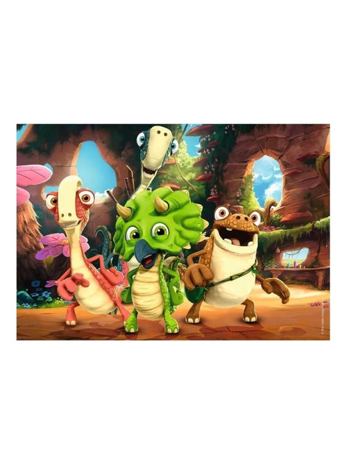 Puzzle 2 x 12 pièces Gigantosaurus : la petite bande de dinosaures - Kiabi