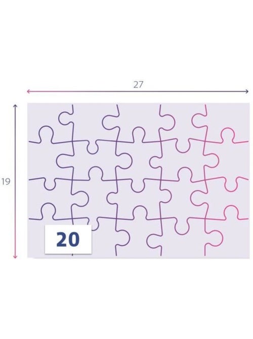 Puzzle 2 x 20 pièces :  Pat' Patrouille (Paw Patrol) - Kiabi