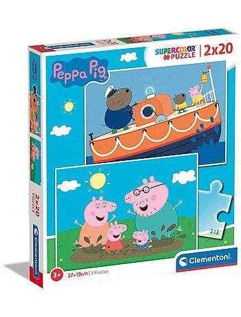 Puzzle 2 x 20 pièces : Peppa Pig