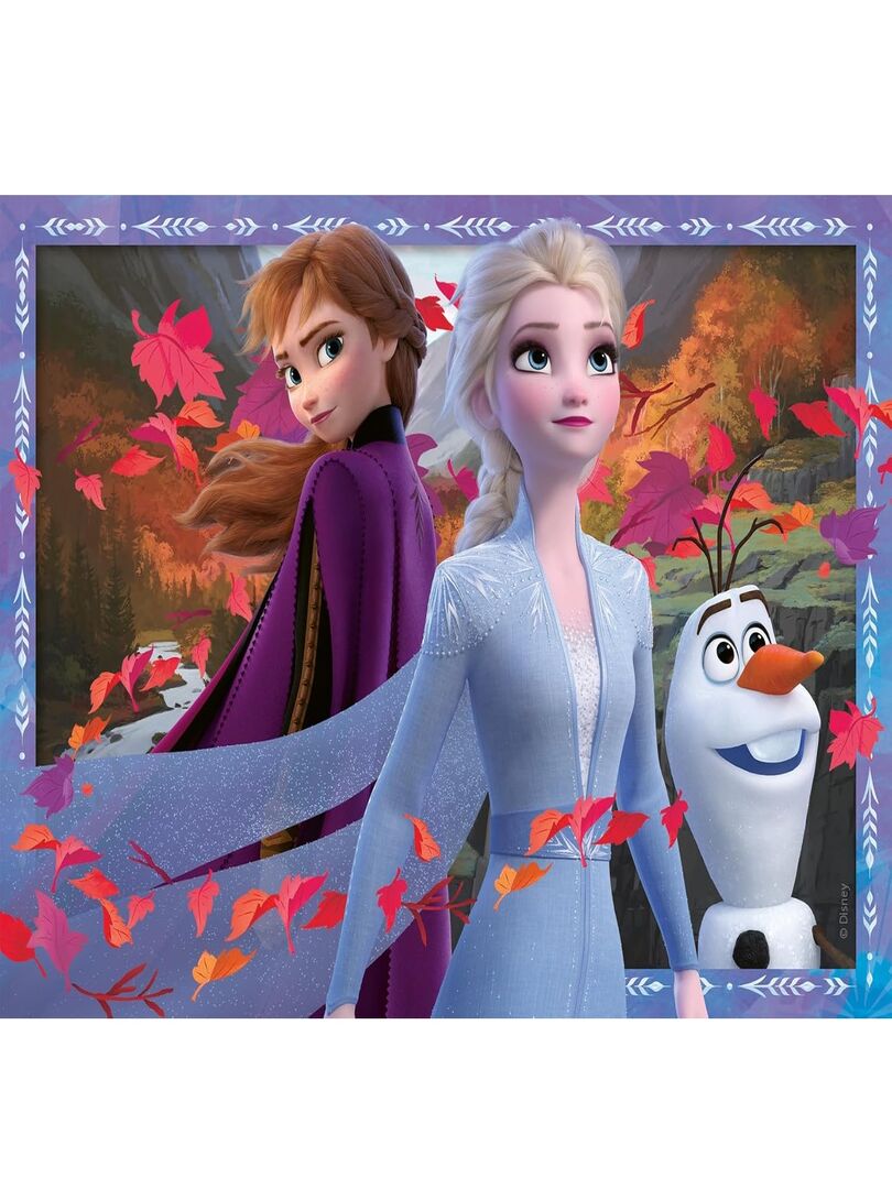 Puzzle 2 x 24 pièces : La Reine des Neiges 2 (Frozen 2) : Vers des ...