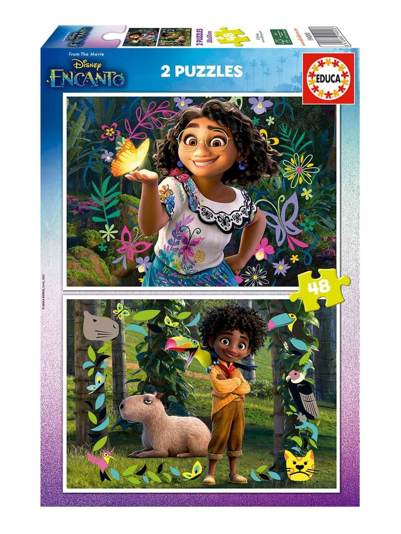 Puzzle 2 x 48 pièces : la Reine des neiges - N/A - Kiabi - 11.19€
