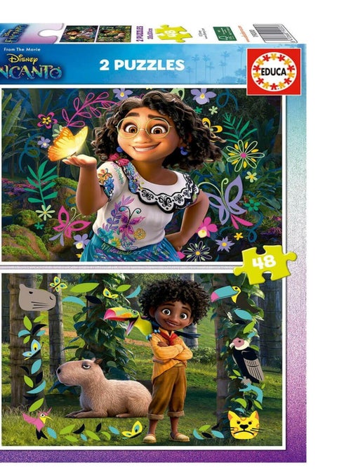 Puzzle 2 x 48 pièces : Disney : Encanto - Kiabi