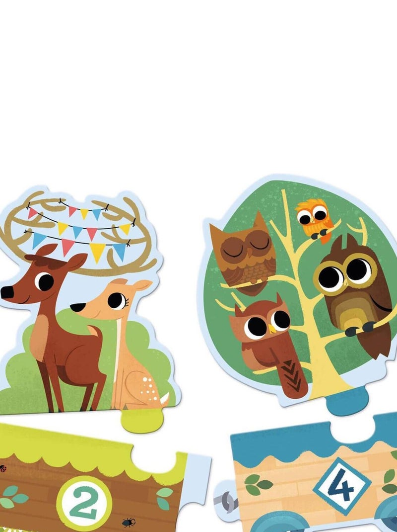 Puzzle 20 pièces : Je compte N/A - Kiabi