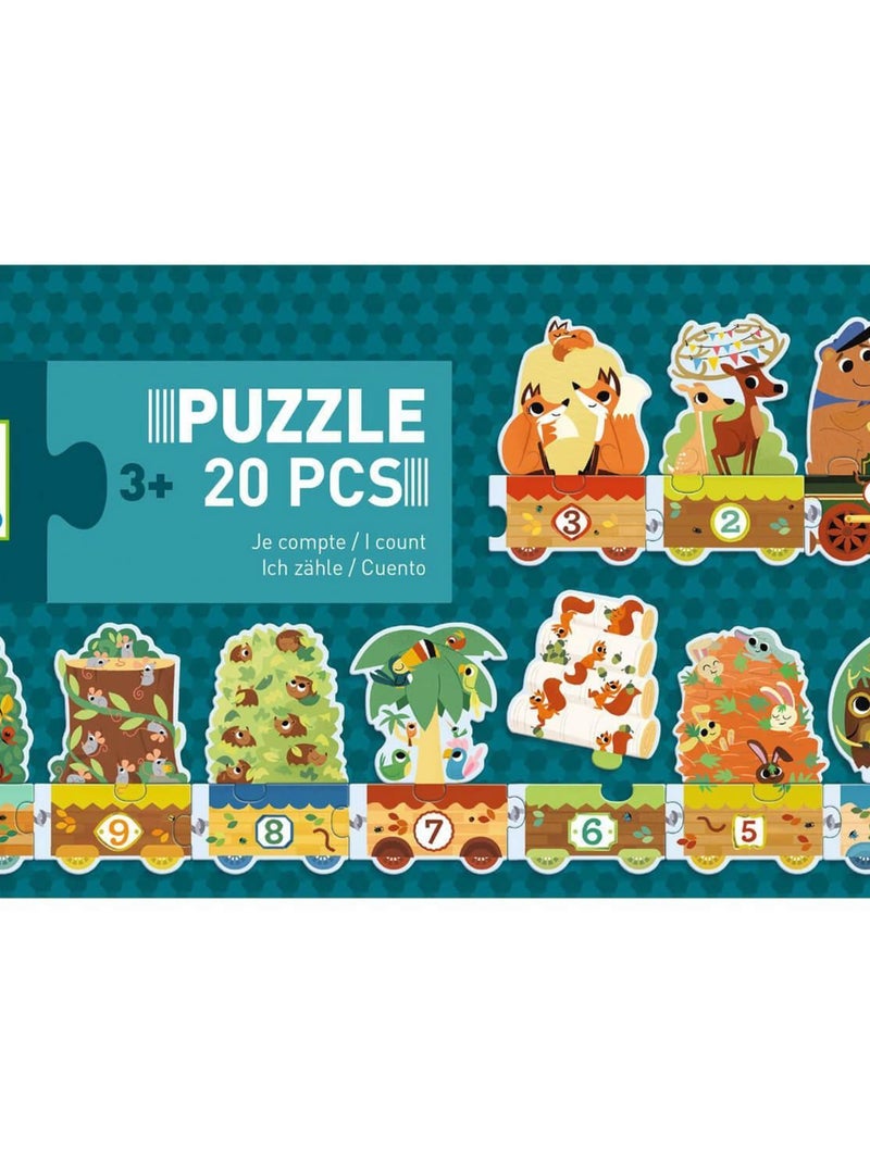Puzzle 20 pièces : Je compte N/A - Kiabi