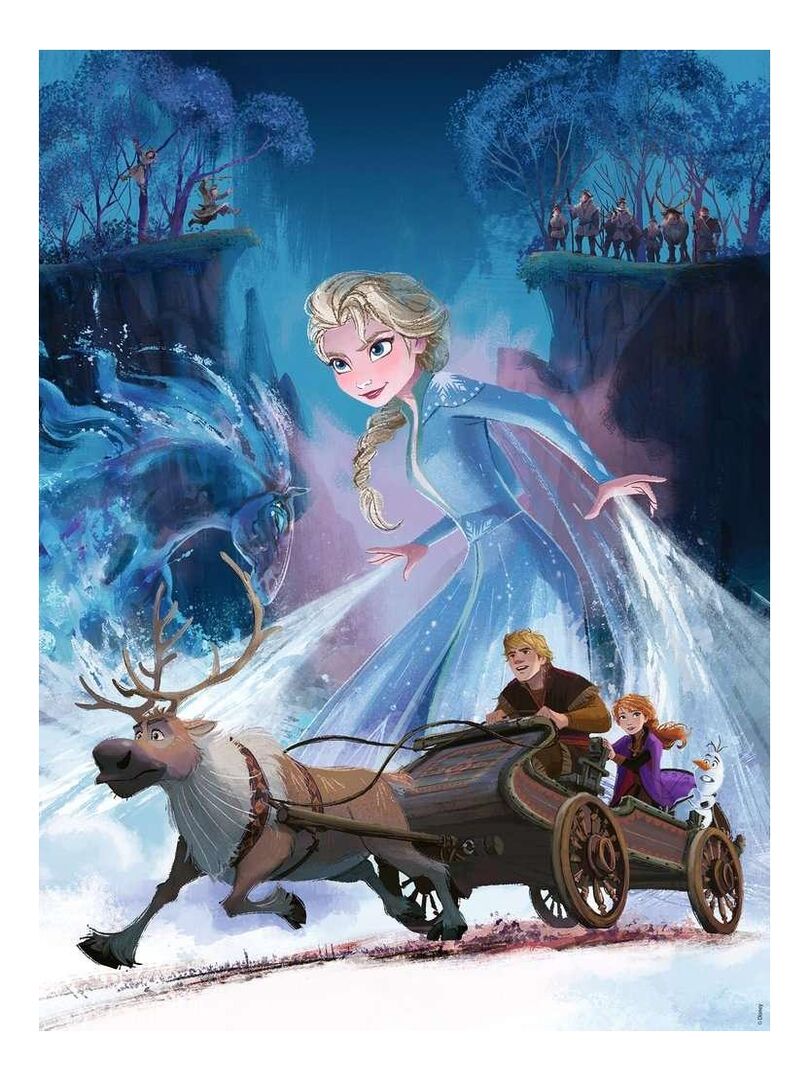 Puzzle avec Anna de La reine des neiges Disney