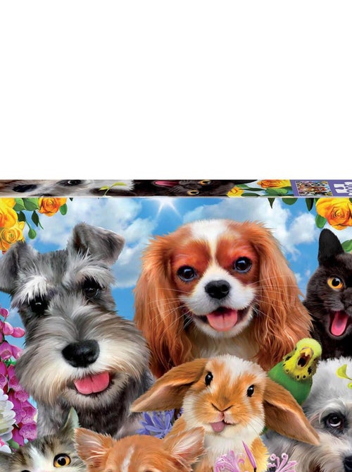 Puzzle 200 pièces : Selfie d'animaux - Kiabi