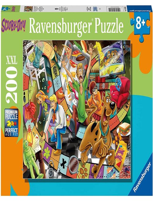 Puzzle 200 pièces XXL - Jeu de piste avec Scooby-Doo - Kiabi