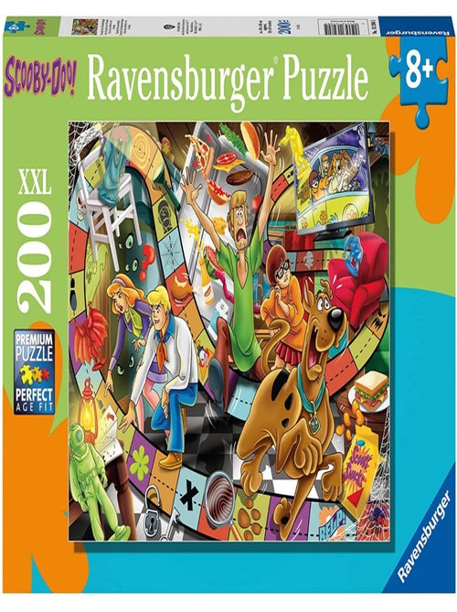 Puzzle 200 pièces XXL - Jeu de piste avec Scooby-Doo - Kiabi