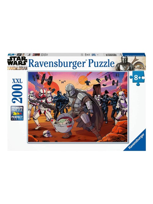 Puzzle 200 pièces XXL - La confrontation / Star Wars The Mandalorian - Kiabi
