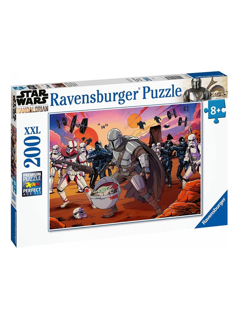 Puzzle 200 pièces XXL - La confrontation / Star Wars The Mandalorian N/A - Kiabi