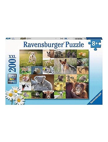 Puzzle 200 pièces XXL : Adorables bébés animaux