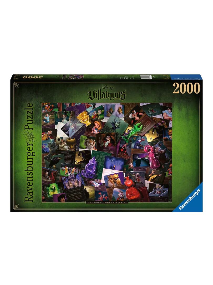 Puzzle 2000 P - Les Méchants Disney N/A - Kiabi