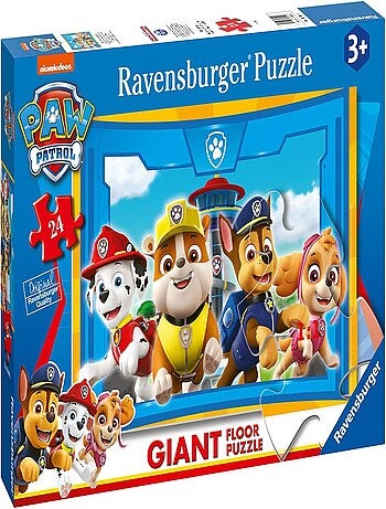 Puzzle 24 pièces l'équipe des chiots en action 'la Pat'Patrouille'