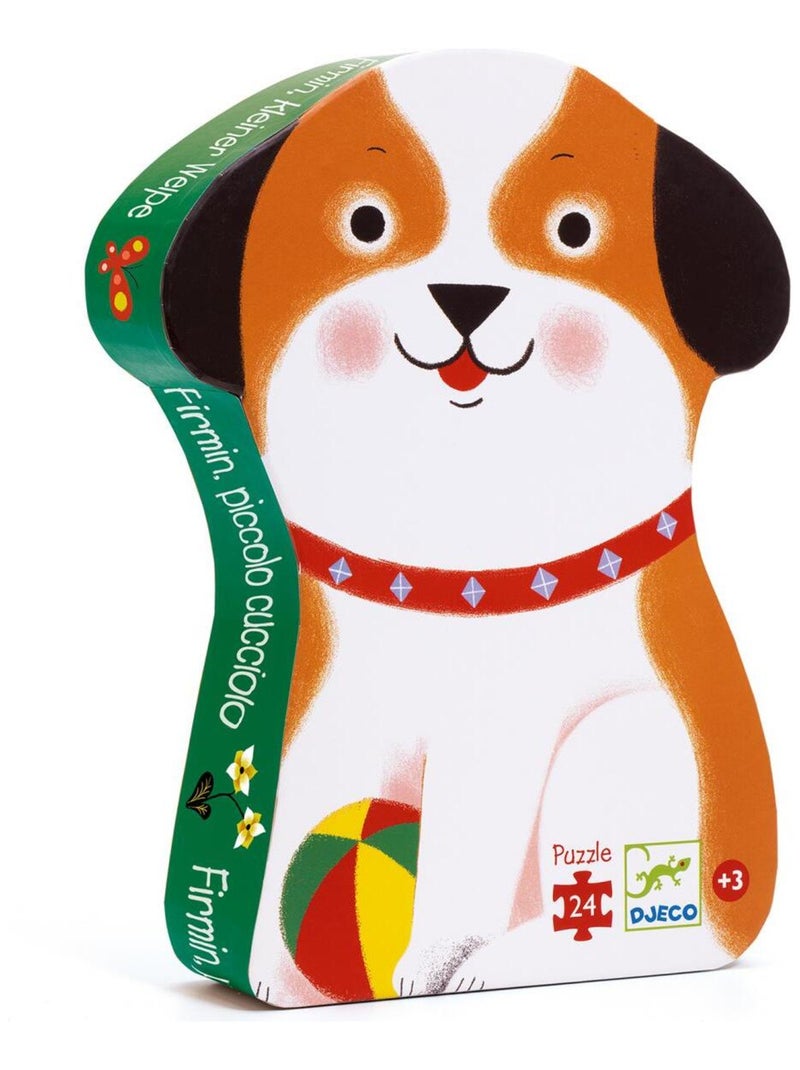 Puzzle 24 pièces Petit chiot Firmin N/A - Kiabi