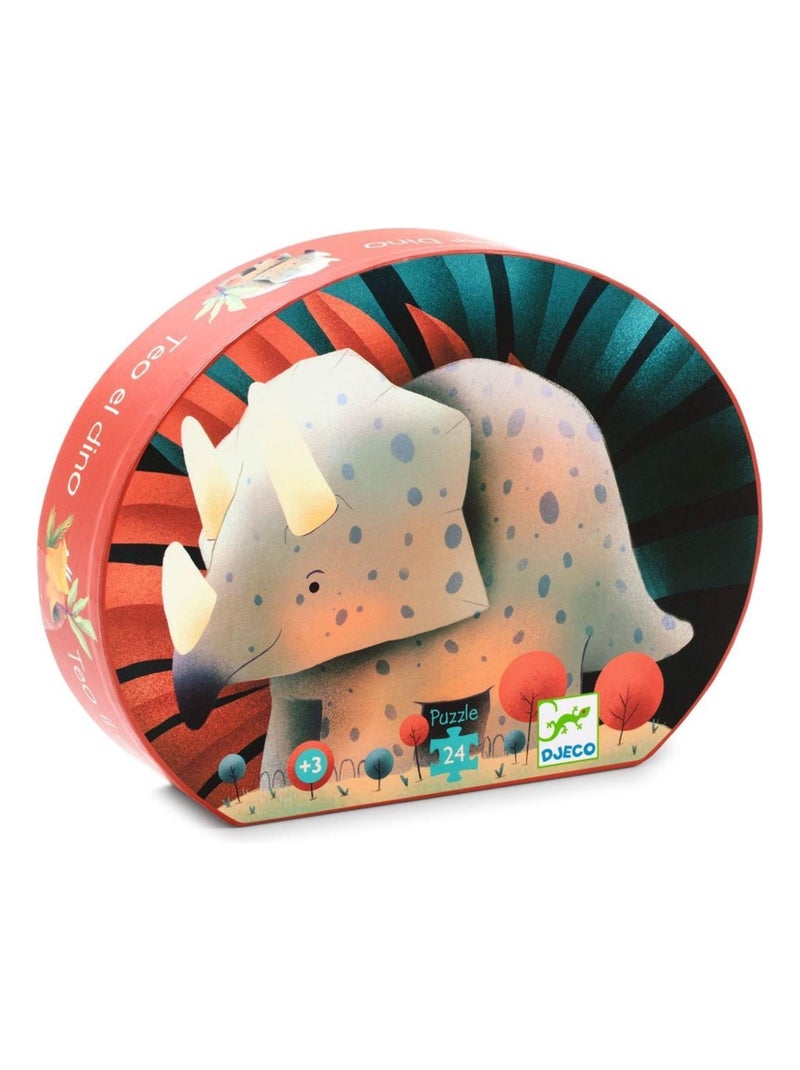 Puzzle 24 pièces Téo le dino N/A - Kiabi