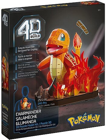 Puzzle 241 Pièces 4D Salamèche Pokémon