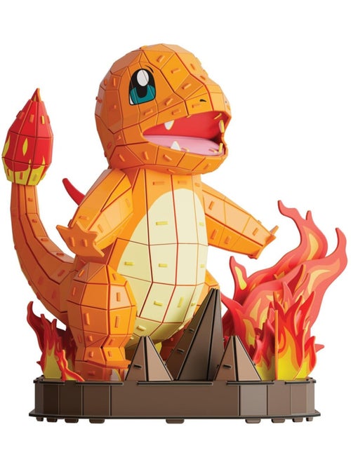 Puzzle 241 Pièces 4D Salamèche Pokémon - Kiabi