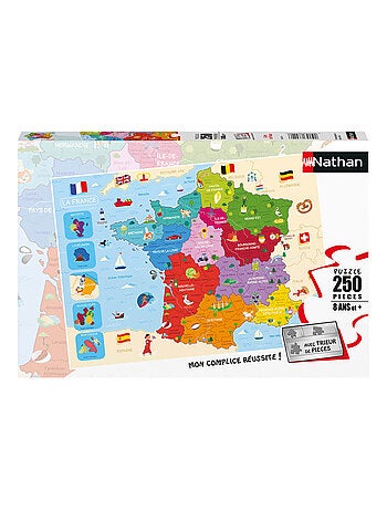 Puzzle 250 pièces : Carte de France