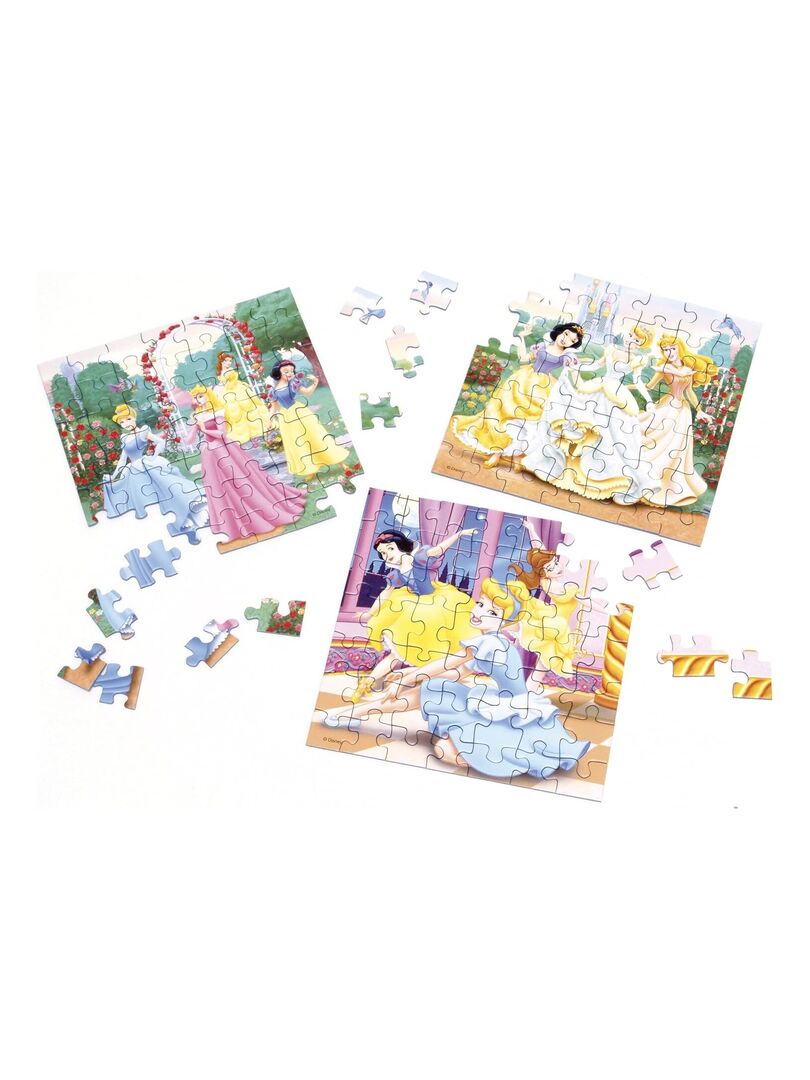 Puzzle 3 x 49 pièces - Disney Princesses - N/A - Kiabi - 18.97€