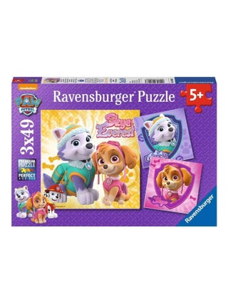 Puzzle 3 x 49 pièces Pat patrouille : Charmantes chiennes