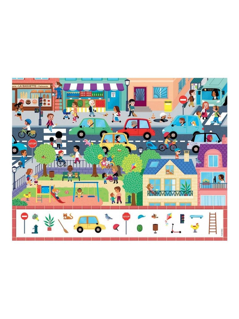 Puzzle 30 pièces :  Cherche Et Trouve : En Ville N/A - Kiabi