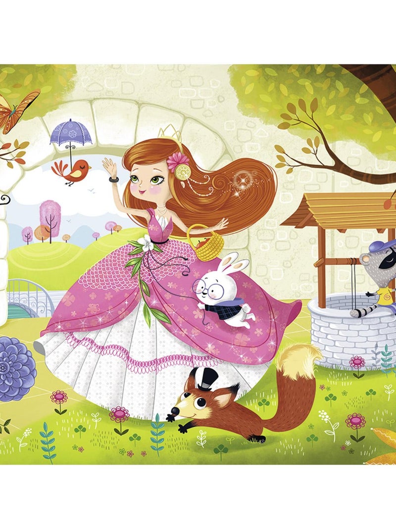 Puzzle 30 pièces : La princesse et ses amis N/A - Kiabi