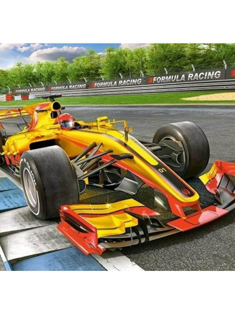 Puzzle 300 pièces : Bolide de course sur piste N/A - Kiabi