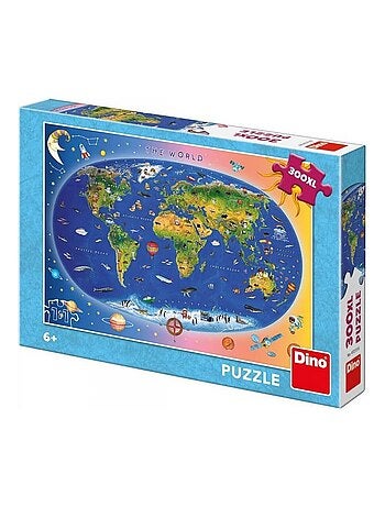 Puzzle 300 pièces : Carte du monde