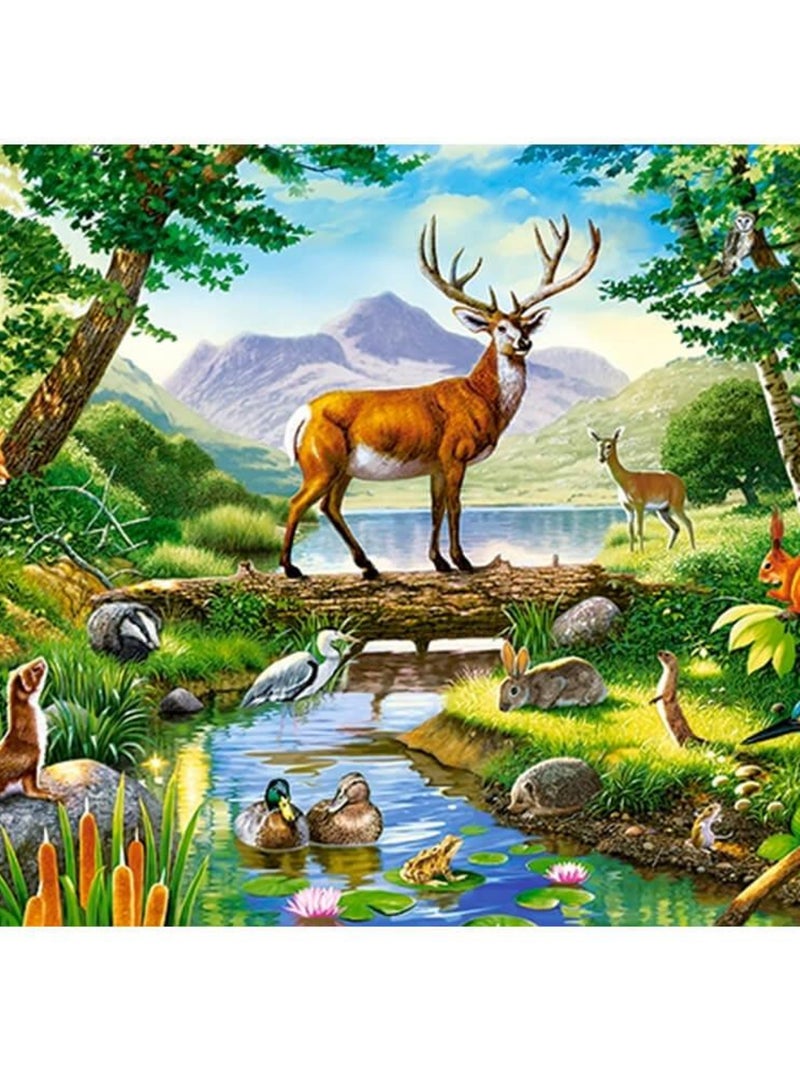 Puzzle 300 pièces : Harmonie dans les bois N/A - Kiabi