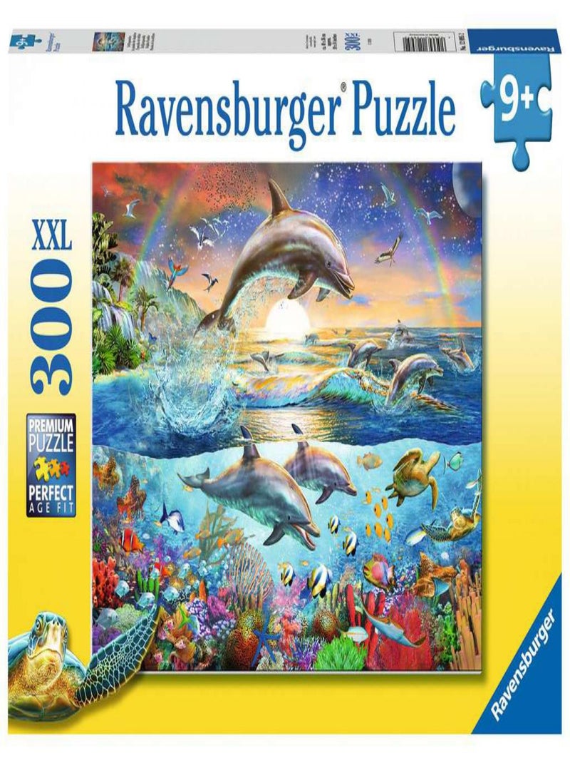 Puzzle 300 pièces XXL - Le paradis des dauphins N/A - Kiabi