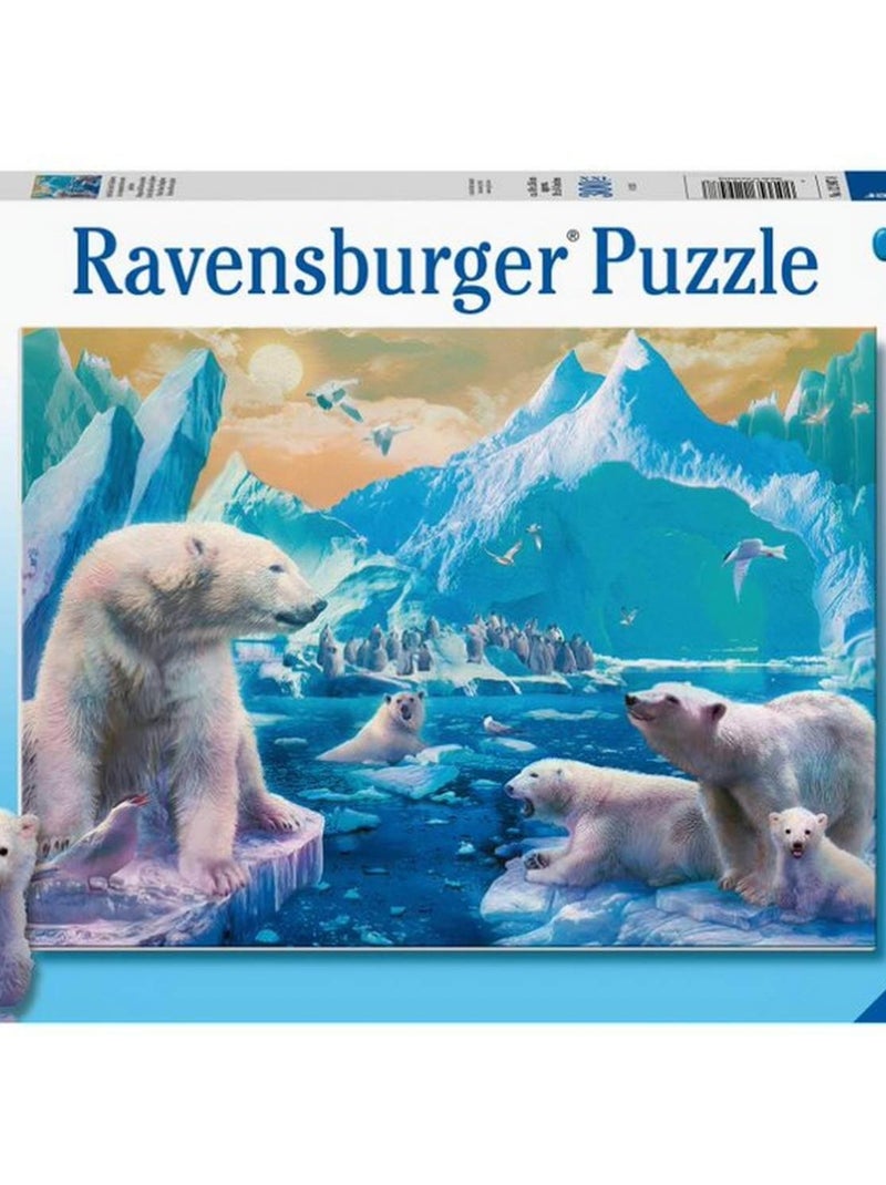 Puzzle 300 pièces XXL : Au royaume des ours polaires N/A - Kiabi