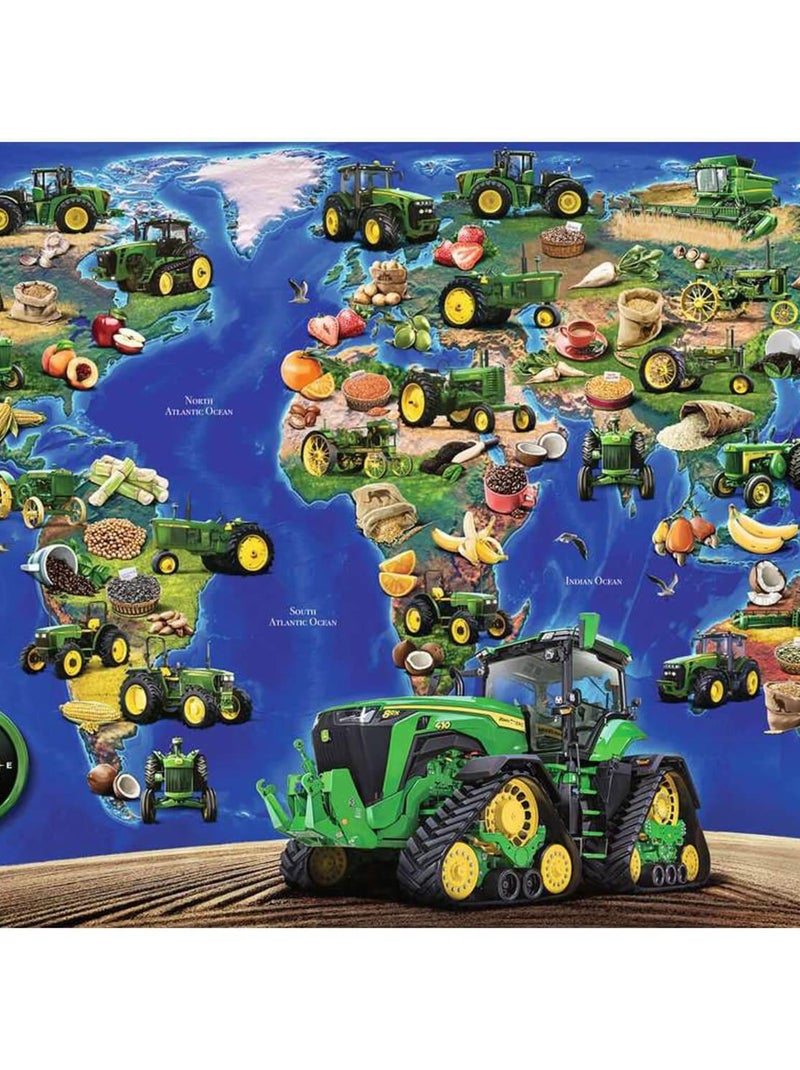 Puzzle 300 pièces XXL : Le monde John Deere N/A - Kiabi