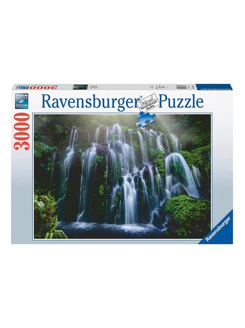 Puzzle 3000 pi?ces - Chutes d'eau, Bali - Kiabi