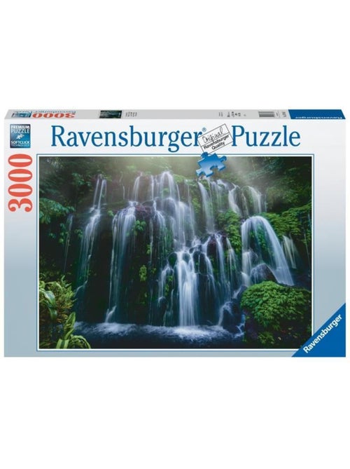 Puzzle 3000 pi?ces - Chutes d'eau, Bali - Kiabi