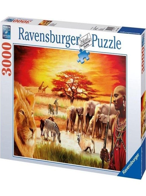 Puzzle 3000 pieces - La fierté du Massai - - Ravensburger - Kiabi