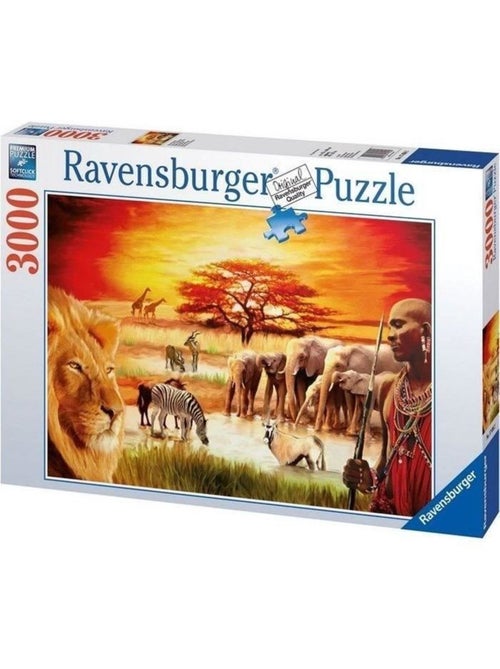 Puzzle 3000 pieces - La fierté du Massai - - Ravensburger - Kiabi