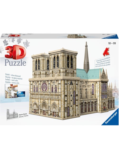 Puzzle 324 Pièces 3D Notre Dame de Paris - Kiabi