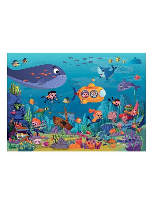 Puzzle 36 pièces : La Vie sous la Mer - Kiabi