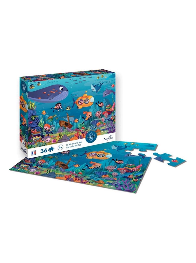 Puzzle 36 pièces : La Vie sous la Mer N/A - Kiabi