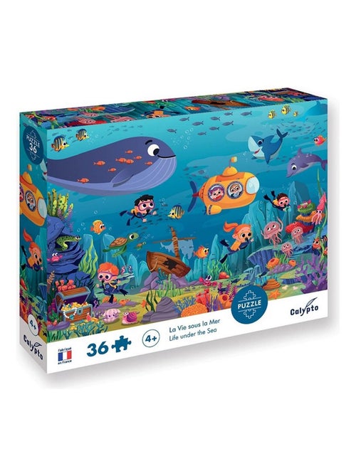 Puzzle 36 pièces : La Vie sous la Mer - Kiabi