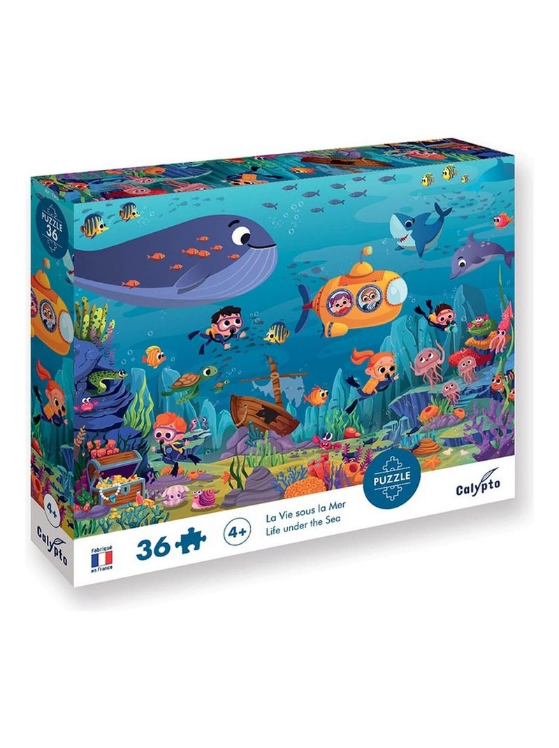 Puzzle 36 pièces : La Vie sous la Mer N/A - Kiabi