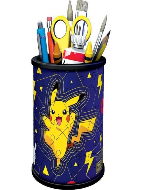 Puzzle 3D - 54 pièces : Pot à crayons : pokémon - Kiabi