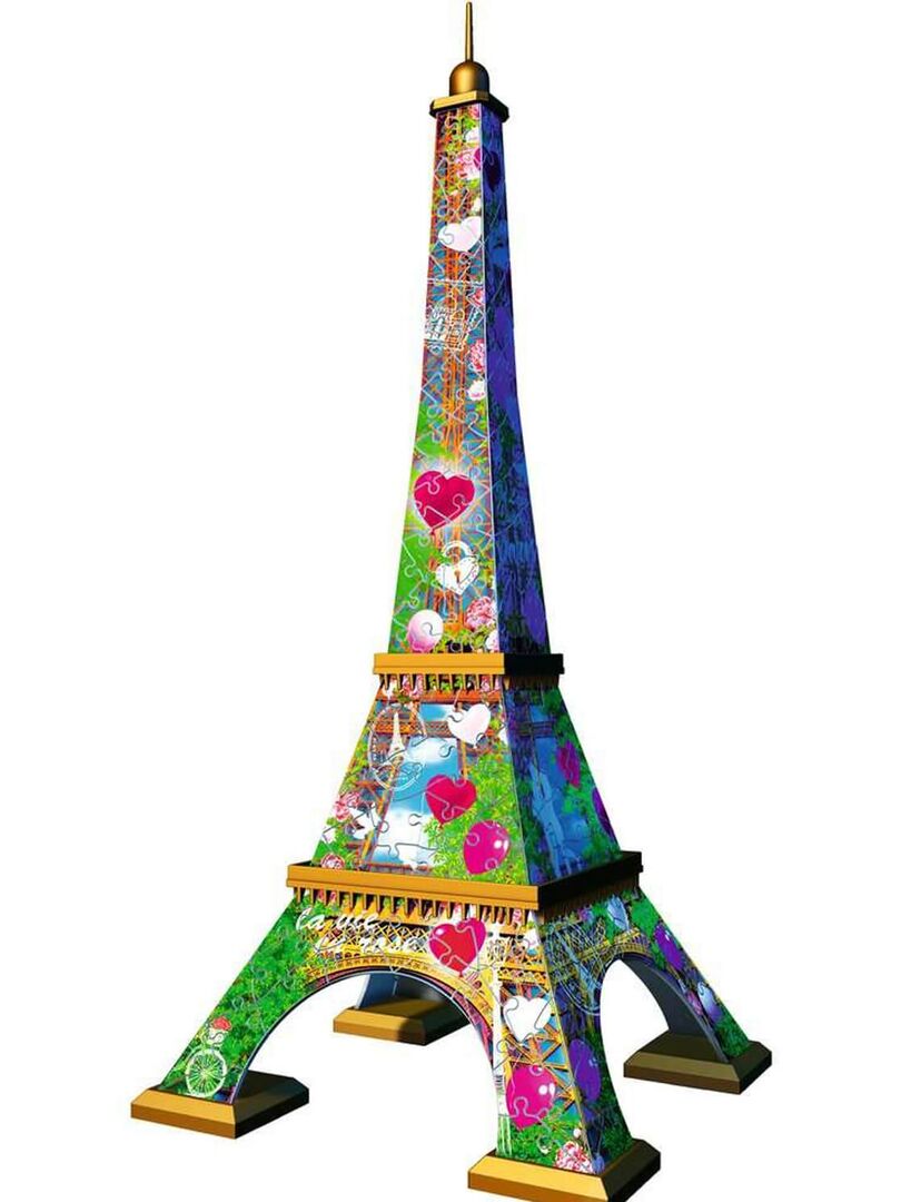 Puzzle 3D -216 pièces :Tour Eiffel Edition limitée - N/A - Kiabi
