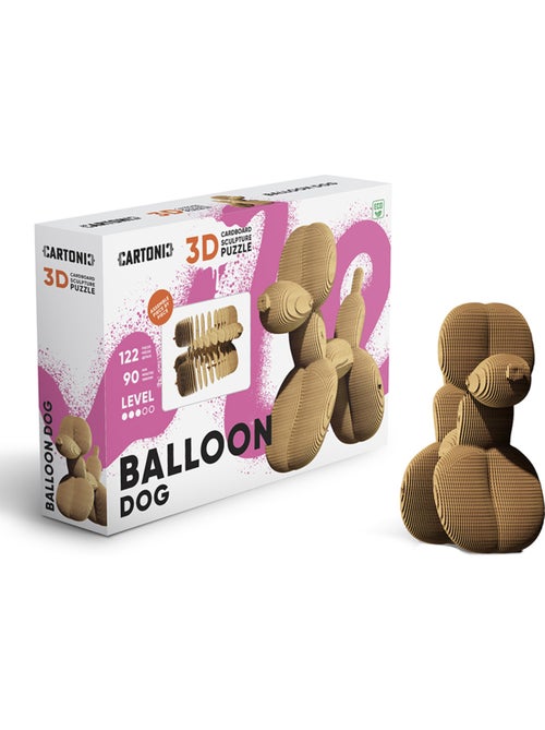 Puzzle 3d 122 pièces chien ballon - Kiabi